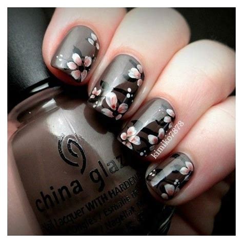 Ink361 The Instagram Web Interface Fall Nail Art Designs Cherry Blossom Nails Floral Nails