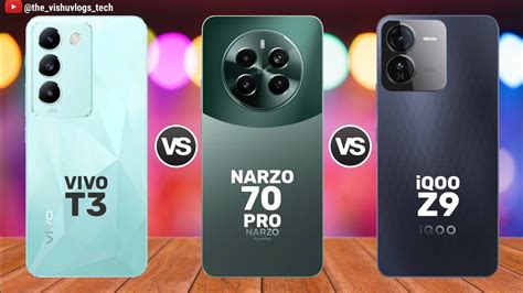 Vivo T3 Vs Realme Narzo 70 Pro Vs Iqoo Z9 Price ⚡ Full Comparison 🔥