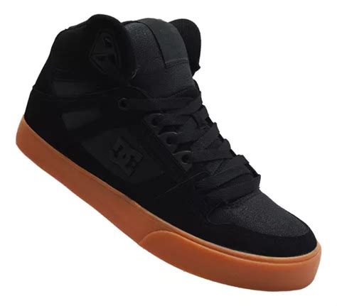 Tenis Dc Shoes Pure High Top Adys400043 Bgm Black Gum Men S