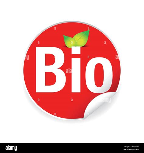 Bio Label Tag Sticker Stock Vector Image And Art Alamy