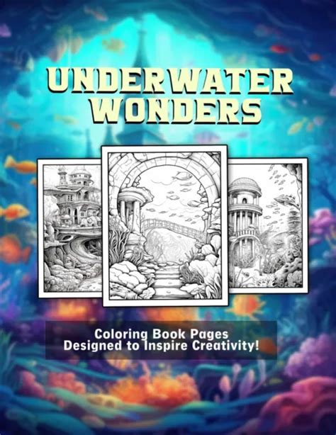 Pages De Livre De Coloriage Num Rique Imprimable Underwater Wonders