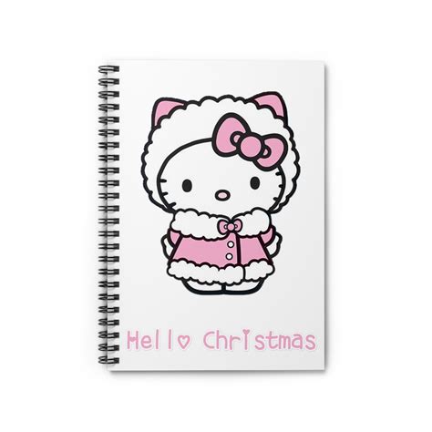 Hello Kitty Notebook Cute Hello Kitty Spiral Notebook Sanrio Notebook ...