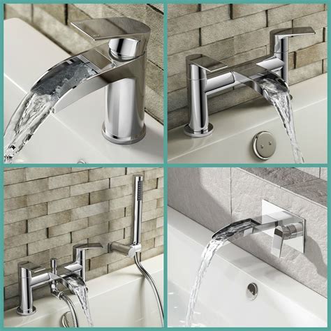 Home Home, Furniture & DIY Shower Plumbing Bathroom Waterfall Chrome ...