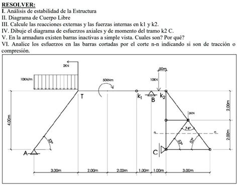 Solved I Structure Stability Analysis Ii Free Body Diagram Iii