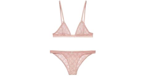 Gucci Set Lingerie In Pink Lyst