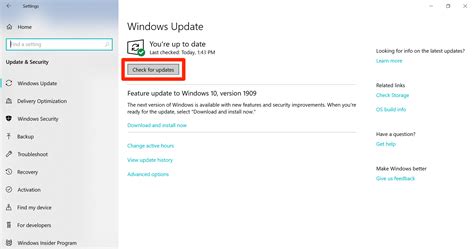 How To Manually Check For Updates On A Windows 10 Computer And Install Them