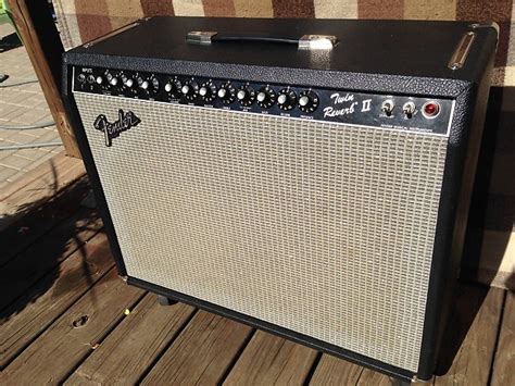 Fender Twin Reverb Ii 1983 Black Reverb