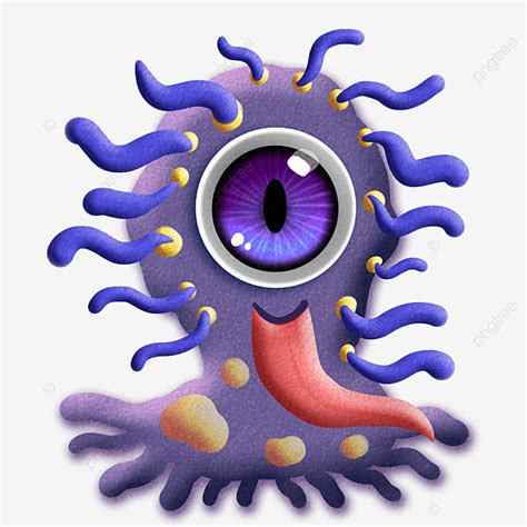 Bacterias Dibujos Animados Toucher Mancha Png Miedo Un Bacilo Png Y