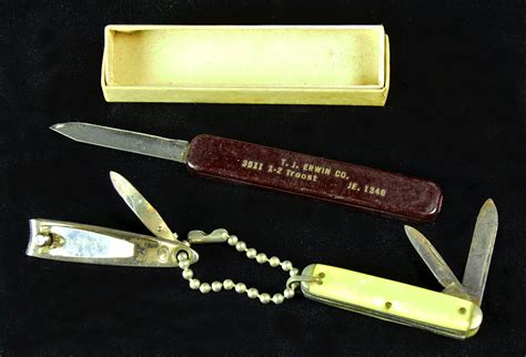 Vintage Slide And Key Chain Knives Early 1940s