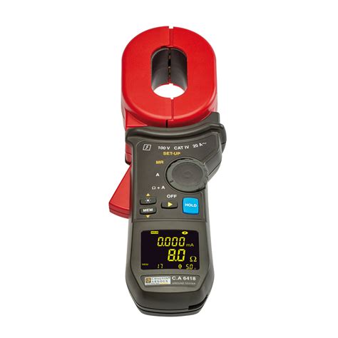 AEMC 6418 Clamp On Earth Tester With Oblong Head Pacific Test