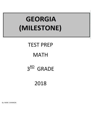 3rd Grade Georgia Milestone Test Prep 3rd Grade Georgia Milestone