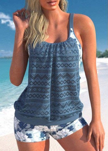 Purple Crochet Sheer Tankini Top Women Artofit