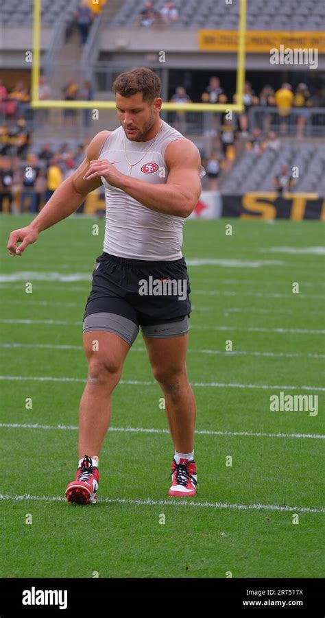 Pittsburgh PA USA 10th Sep 2023 Nick Bosa 97 During The