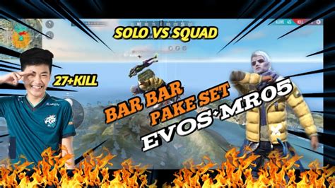 Kill Solo Vs Squad Pake Set Mr Ratain Map Bermuda Highlights