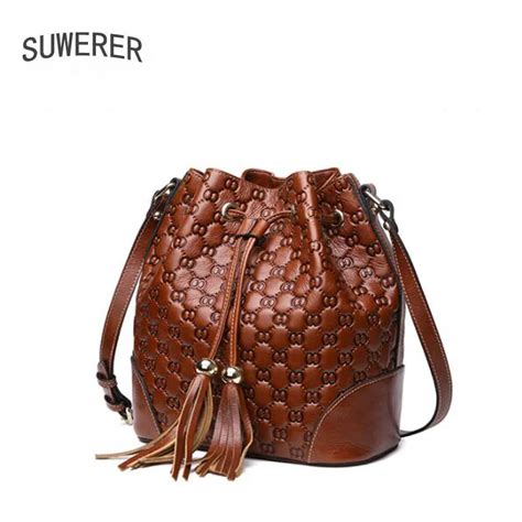 SUWERER новая женская сумка из натуральной кожи качественная Роскошная ...