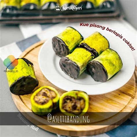 Jual Kartika Sari Banana Roll Cake Asli Ti Bandung Kue Kartikasari