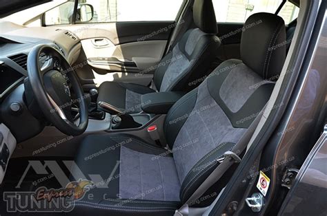 Автомобильные чехлы Хонда Цивик 9 4Д (чехлы Honda Civic 9 4D) MW ...