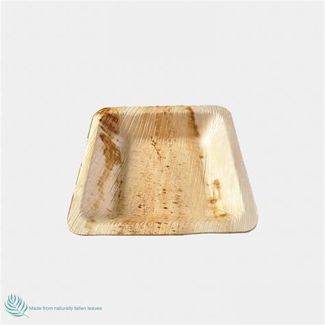 Areca Palm Leaf Square Bowl Piece S With Packs In A Box