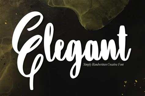 elegant font scratchonescreative fontspace