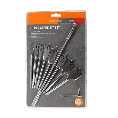 10pcs wood flat drill bit set | MUYE TOOLS - DANYANG CHINA