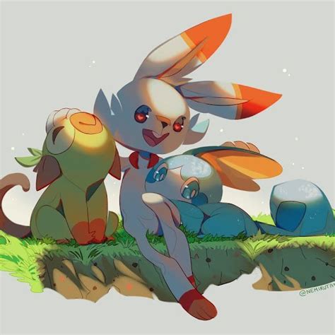 Scorbunny Grookey Sobble Pokemon Sword And Shield K X