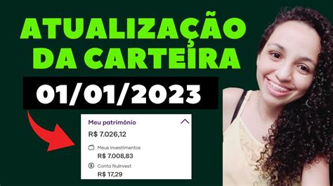 ATUALIZAÇÃO DA MINHA CARTEIRA DE INVESTIMENTOS EM 01 01 2023