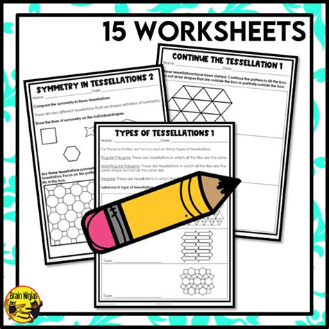 tessellations math worksheets paper worksheets library