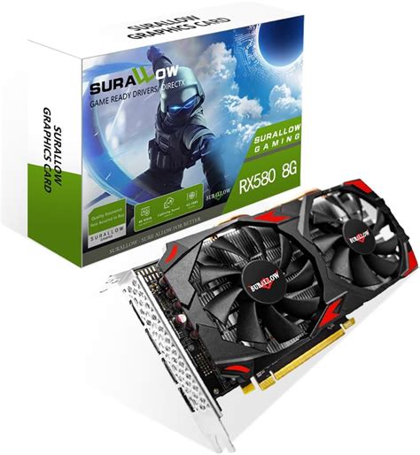 RX 580 8GB Graphics Card 2048SP GDDR5 256 Bit Graphics Card For Gaming