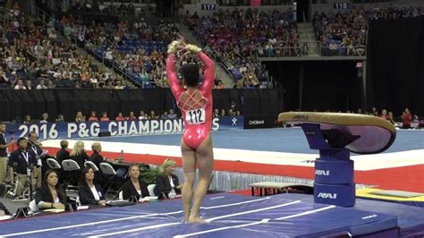 Lauren Hernandez Vault 2016 P G Gymnastics Championships Sr