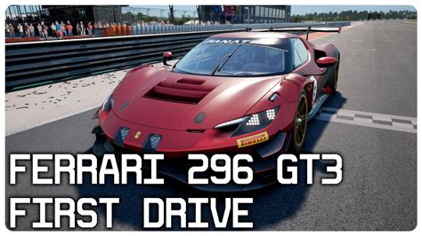 ACC Ferrari 296 GT3 First Drive YouTube