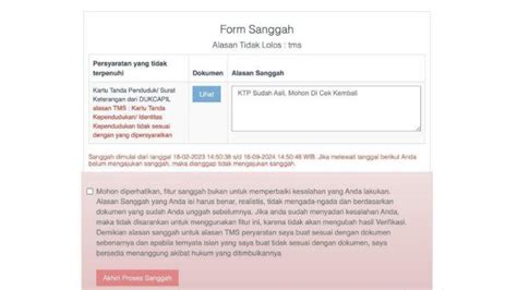 Ketentuan Dan Cara Sanggah Hasil Seleksi Administrasi Pppk 2024 Periode