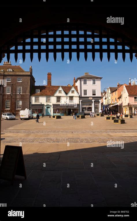 A View Towards The Town From The Great Abbey Gate In Bury Saint Edmunds