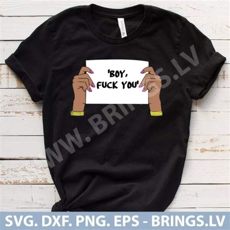 Boy Fuck You SVG PNG DXF EPS Cut Files For Cricut And Silhouette