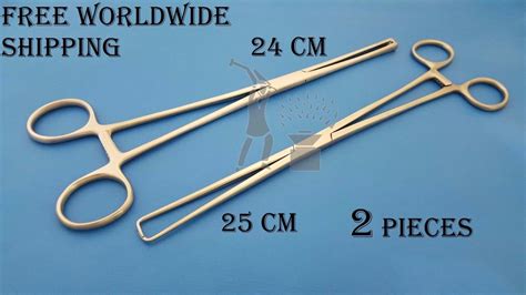 Museux And Tenaculum Vulsellum Uterine Forceps Ob Gyn Surgical Instruments