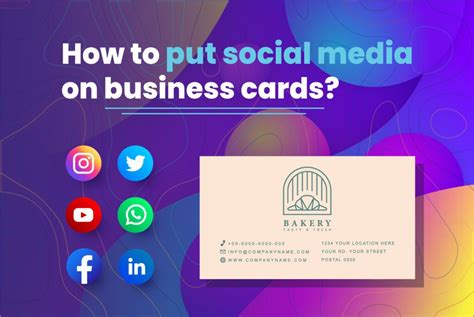 How To Put Social Media On Business Cards