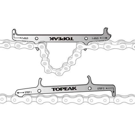 Ferramenta Gancho E Medidor De Desgaste De Corrente Topeak Prata Bike