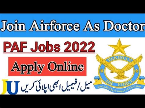 Join Airforce As Doctors 2022 PAF Medical Branch Officer Recruitment