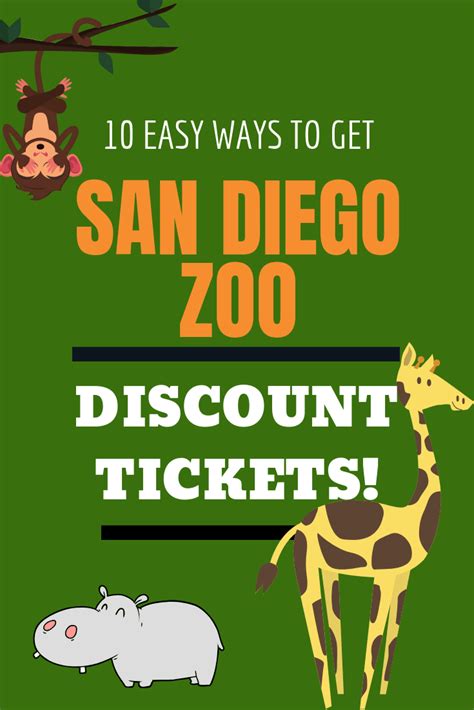 [10 Easy Ways] to Score San Diego Zoo Discount Tickets | San diego zoo