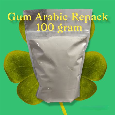 Bisa Cod Hot Produk Promo Arabic Gum Powder 100 Gram Repack Gom