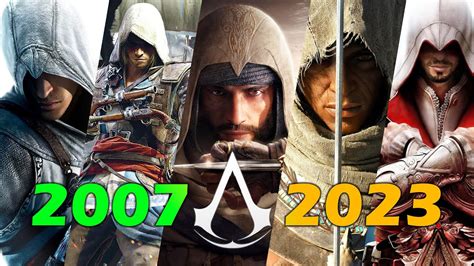 Evolution Of Assassins Creed Mainline Games 2007 2023 Youtube