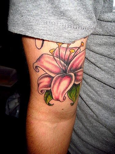 Stargazer Lily Tattoo - Tattoos For Men