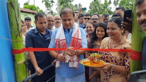 Hon Ble Cm Assam Inaugurates Model Anganwadi Centre At North Guwahati