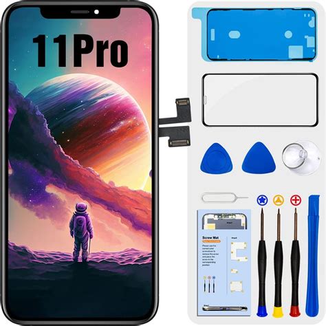 Dinow für iPhone 11 Pro Display Ersatz 5.8" Touch Screen iPhone 11 Pro ...