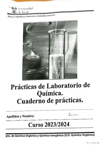 PRACTICAS DE LABORATORIO QUIMICA Pdf