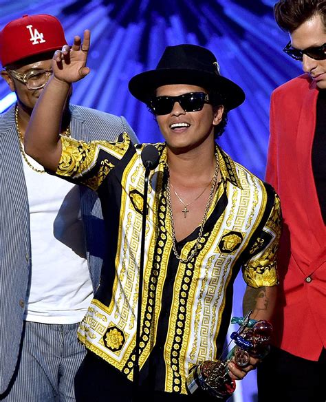 5 Times Bruno Mars Wowed In Versace Bruno Mars Shirt Bruno Mars