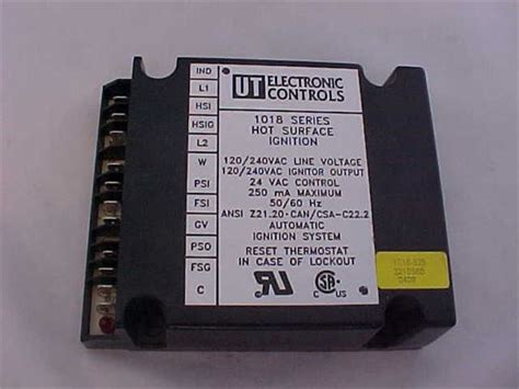 1018 Series Hot Surface Ignition Wiring Diagram