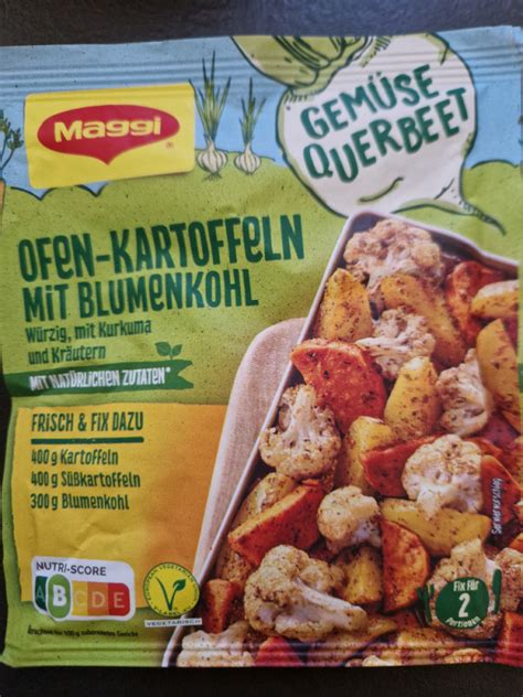 Maggi Maggi Ofen Kartoffeln Mit Blumenkohl Kalorien Neue Produkte Fddb