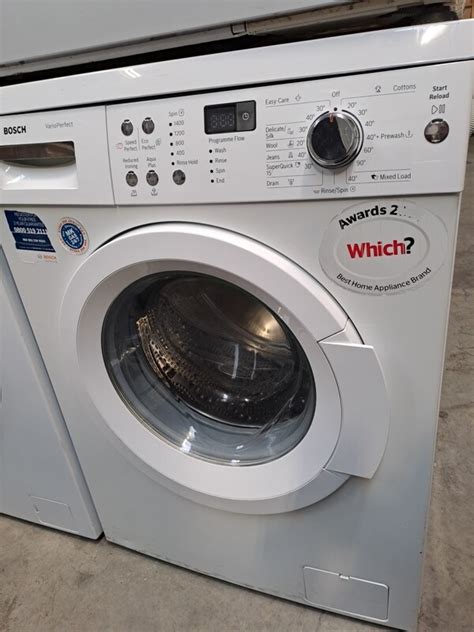 Bosch WAQ283S0GB 13 Varioperfect 8kg Load 1400 Spin Washing Machine White