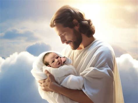 Realistic Artwork of Infant with Jesus | Freelancer