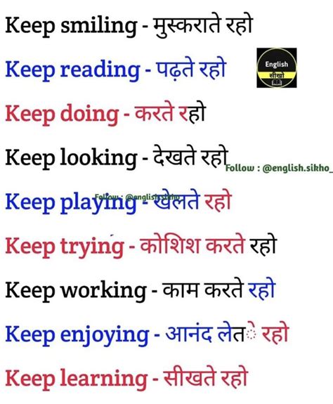 Pin By Lakshmi On Hindi Learn English Words English Vocabulary Words